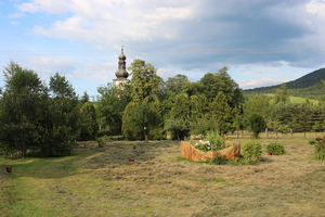 Widok na kościół w Rzykach, fot. R. Pazdur
