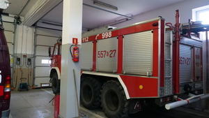 wóz strażacki w OSP Rzyki, fot. R. Pazdur