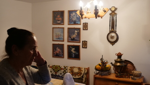 Sabina Marczyńska w swoim domu, fot. M. Kudłacik